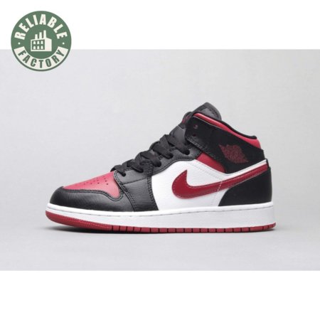 Air Jordan 1 Mid Bred Toe 36-46