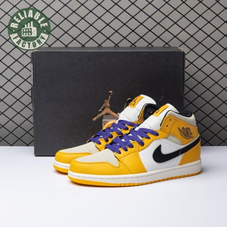 Air Jordan 1 Mid SE Lakers 852542-700 36-46