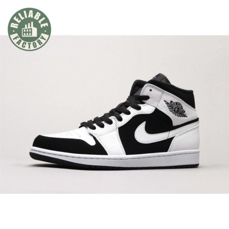 Air Jordan 1 Mid White Black 36-46