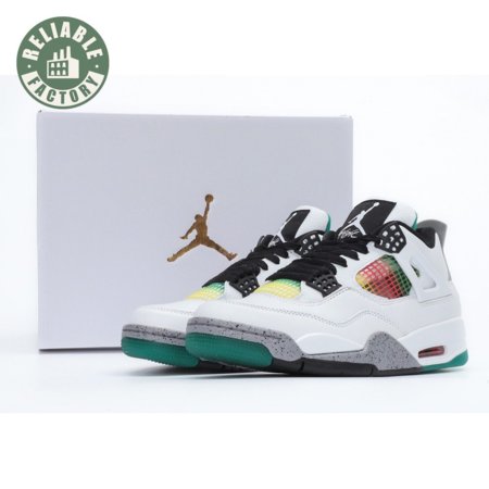 Nike Air Jordan 4 Retro Lucid Green Rasta SP36-46