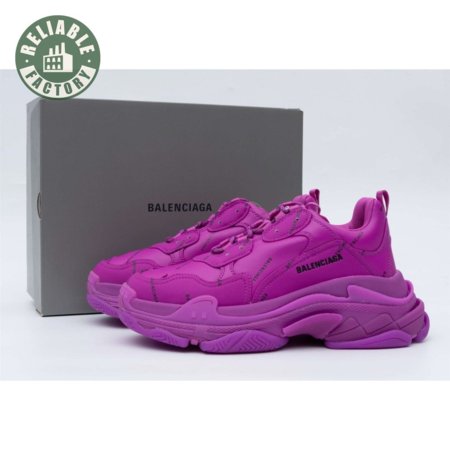 Balenciaga Triple S Allover Logo Purple SIZE: 35-45