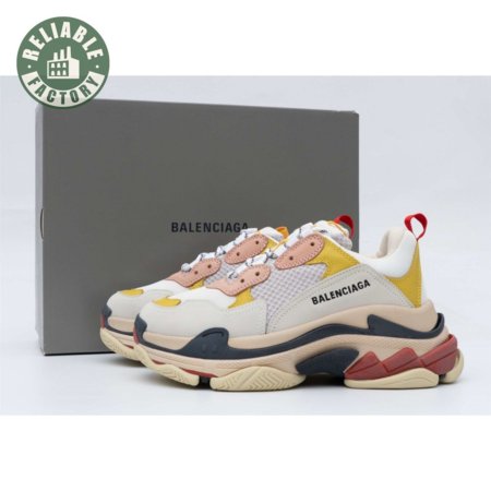 Balenciaga Triple S Cream Yellow Red (W) 35-39