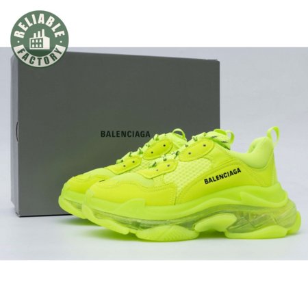 Balenciaga Triple S Clear Sole Fluo Yellow (W) 35-45