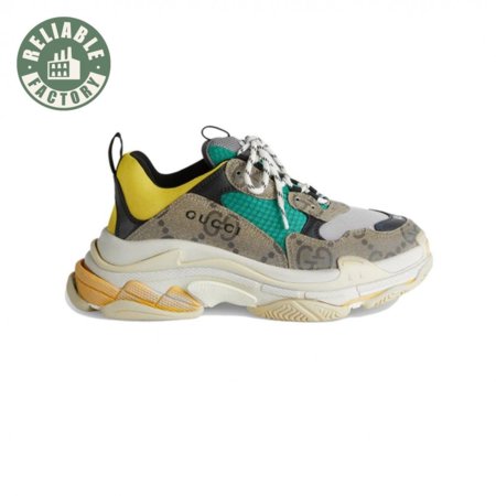 Gucci x Balenciaga The Hacker Project Triple S Beige Green Yellow Size 35-45