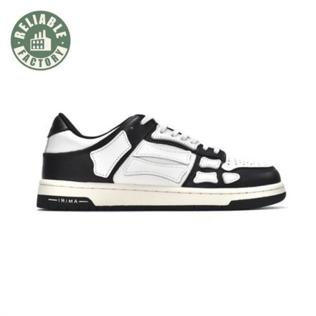 AMIRI Skel Top Low White Black Size 40-46