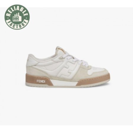 Fendidi Match Women's white suede low top shoes Size 35-45