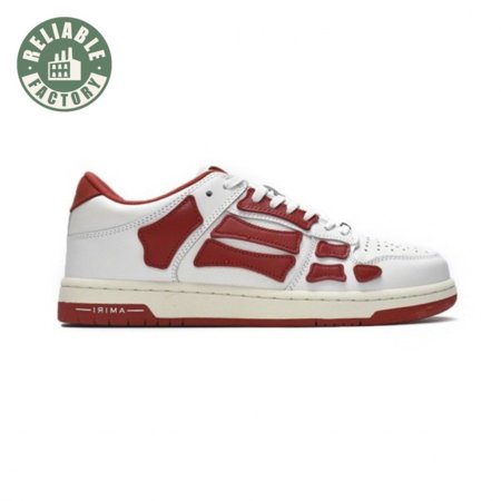 AMIRI Skel Top Low Whtie Red Size 40-46