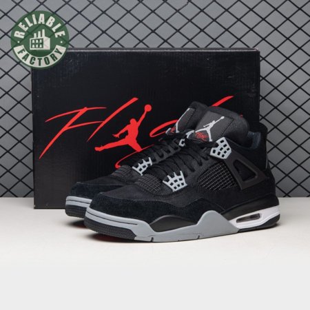 Air Jordan 4 Retro SE Black Canvas DH7138-006 Size 40-47.5