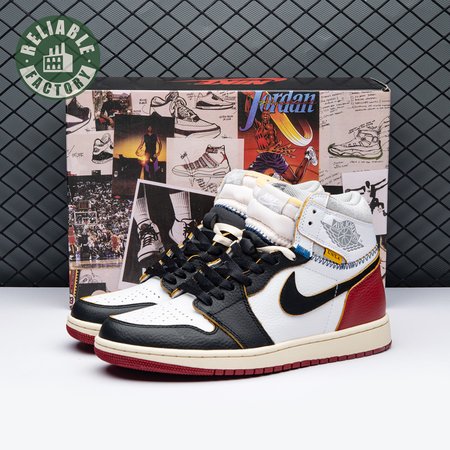 Jordan 1 Retro High Union Los Angeles Black Toe Size 36-47.5