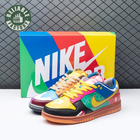 Nike Dunk Low What the Super Mario Custom Size 40-48.5