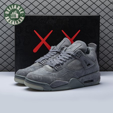 KAWS x Air Jordan 4 Retro 'Cool Grey' Size 40-47.5