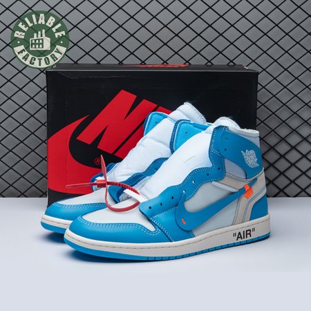 Off-White x Air Jordan 1 Retro High OG 'UNC' Size 36-47.5