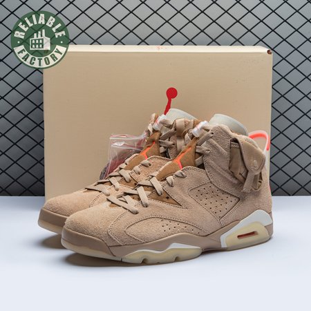 Travis Scott x Air Jordan 6 Retro 'British Khaki' Size 40-47.5