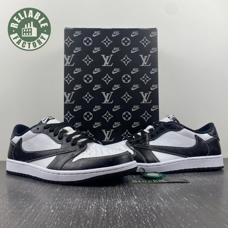 Louis Vuitton x Travis Scott x Nike Air Jordan 1 Low OG SP Black Size 40-47.5