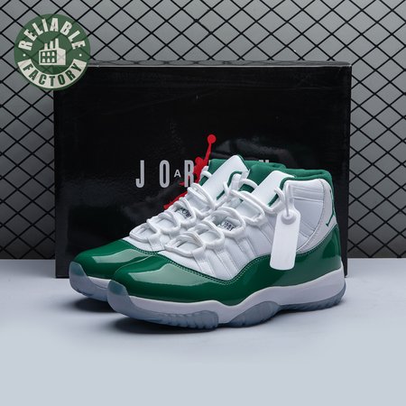 Jordan 11 Retro White Green CT8012-113 Size 40-48.5